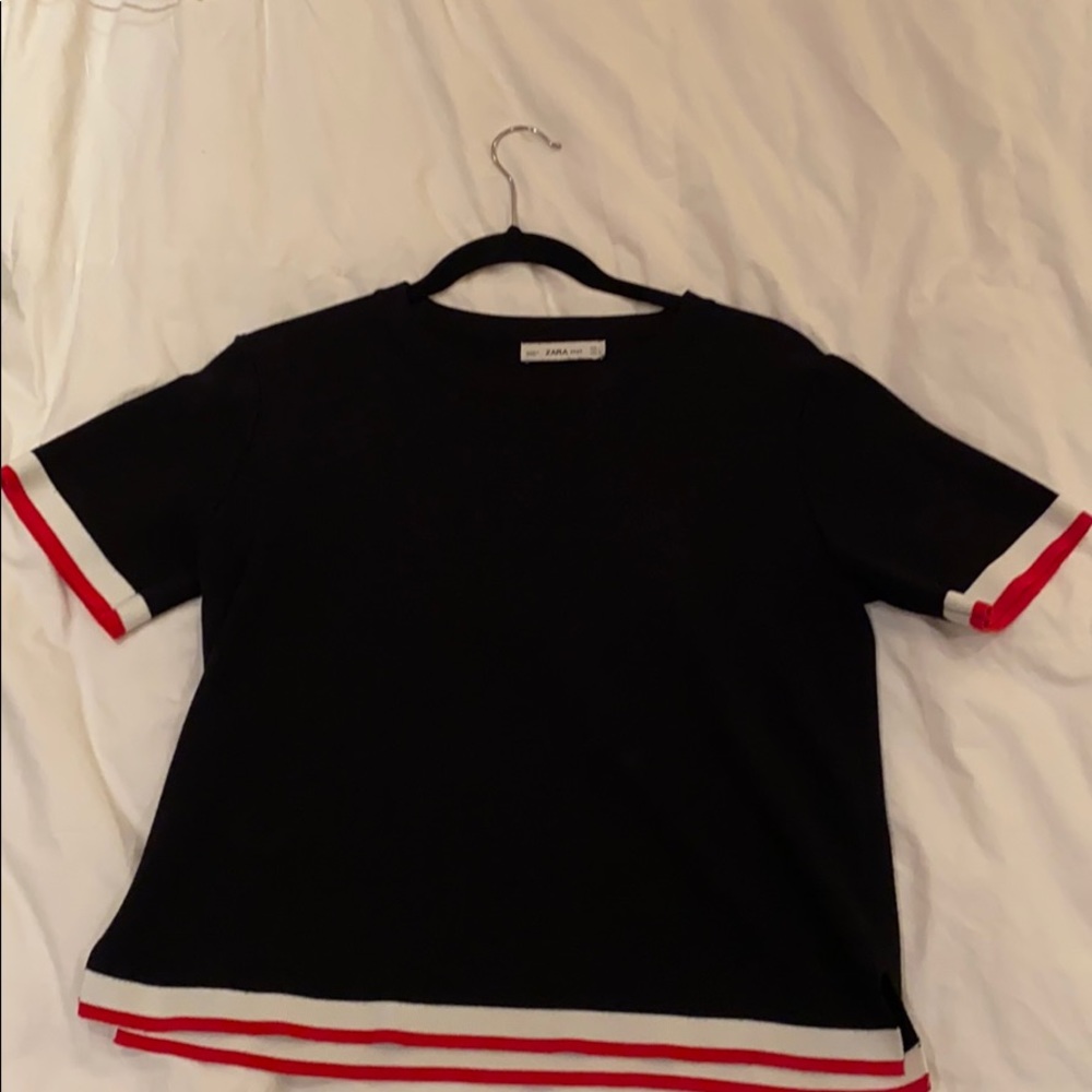 Zara knitwear crop top